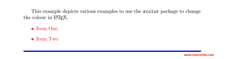 Using Colors/Colours in LaTeX| How to Use Colours in LaTeX ...